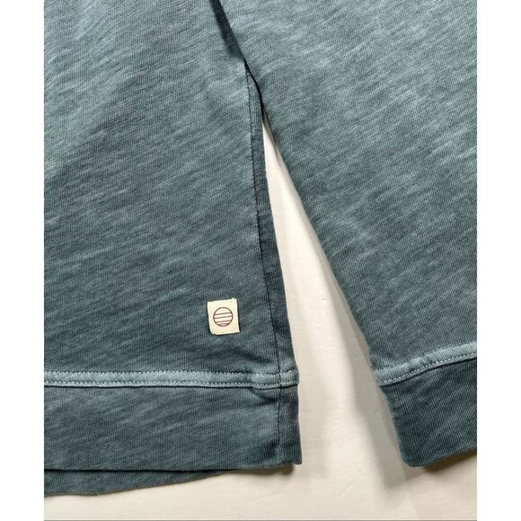 Marine Layer Mens Size Large Vintage Heavy Slub Raglan Cotton Pocket Crew Neck - Picture 5 of 12